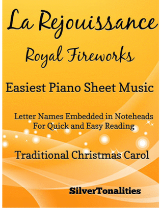 La Rejouissance Royal Fireworks Easiest Piano Sheet Music
