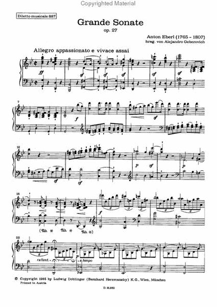 Grande Sonate g-moll op. 27