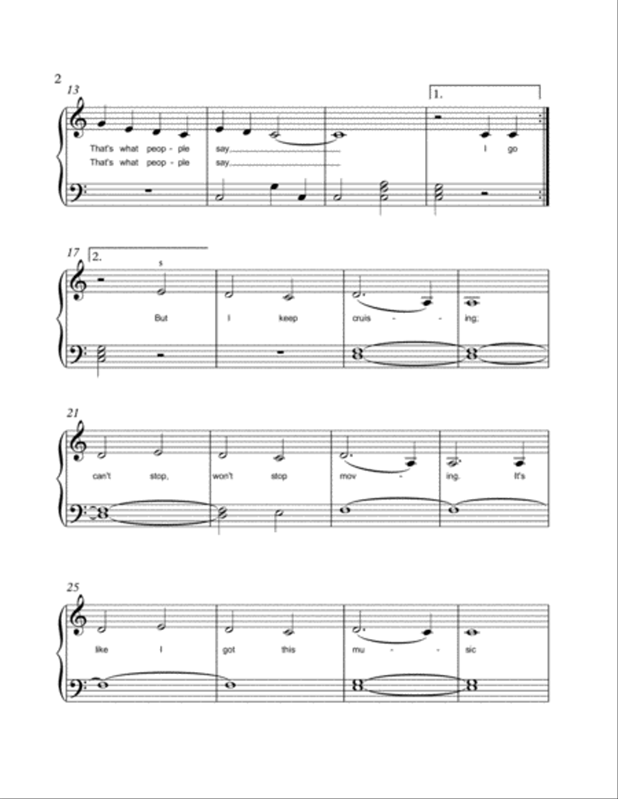 Shake It Off Easy Piano scores gallery preview page 2