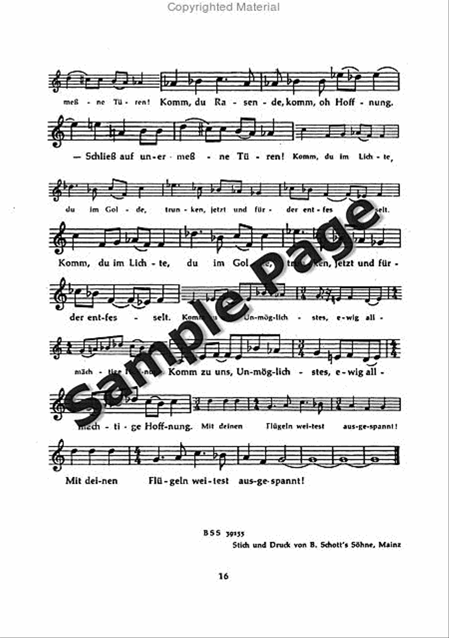 Triumphgesang Triumphgesang 4-Part scores gallery preview page 17