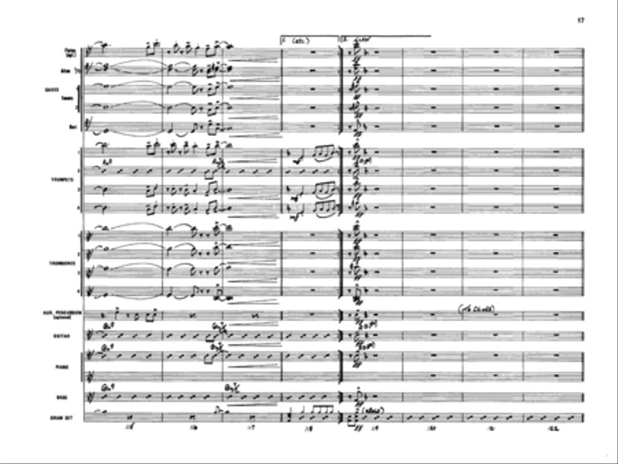 Andromeda Jazz Ensemble scores gallery preview page 16