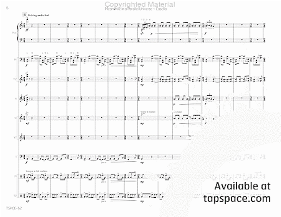 Meanwhile in a Parallel Universe Redux Percussion Ensemble scores gallery preview page 11