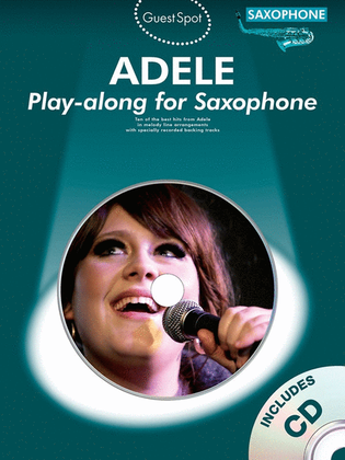 Guest Spot Adele Playlong Alto Sax Book/CD