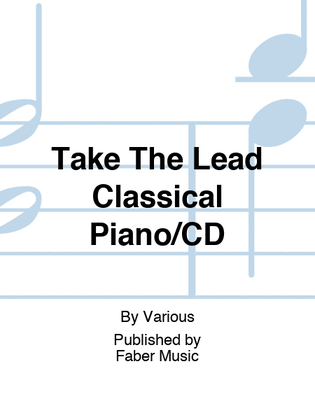 Book cover for Take The Lead Classical Piano/CD
