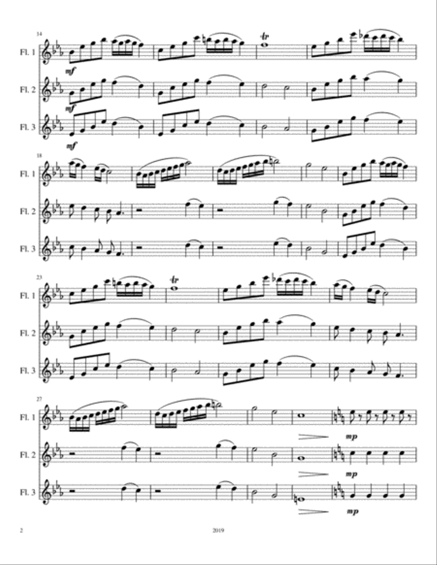 Cherubs Woodwind Trio scores gallery preview page 2