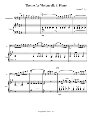 Theme for Violoncello & Piano