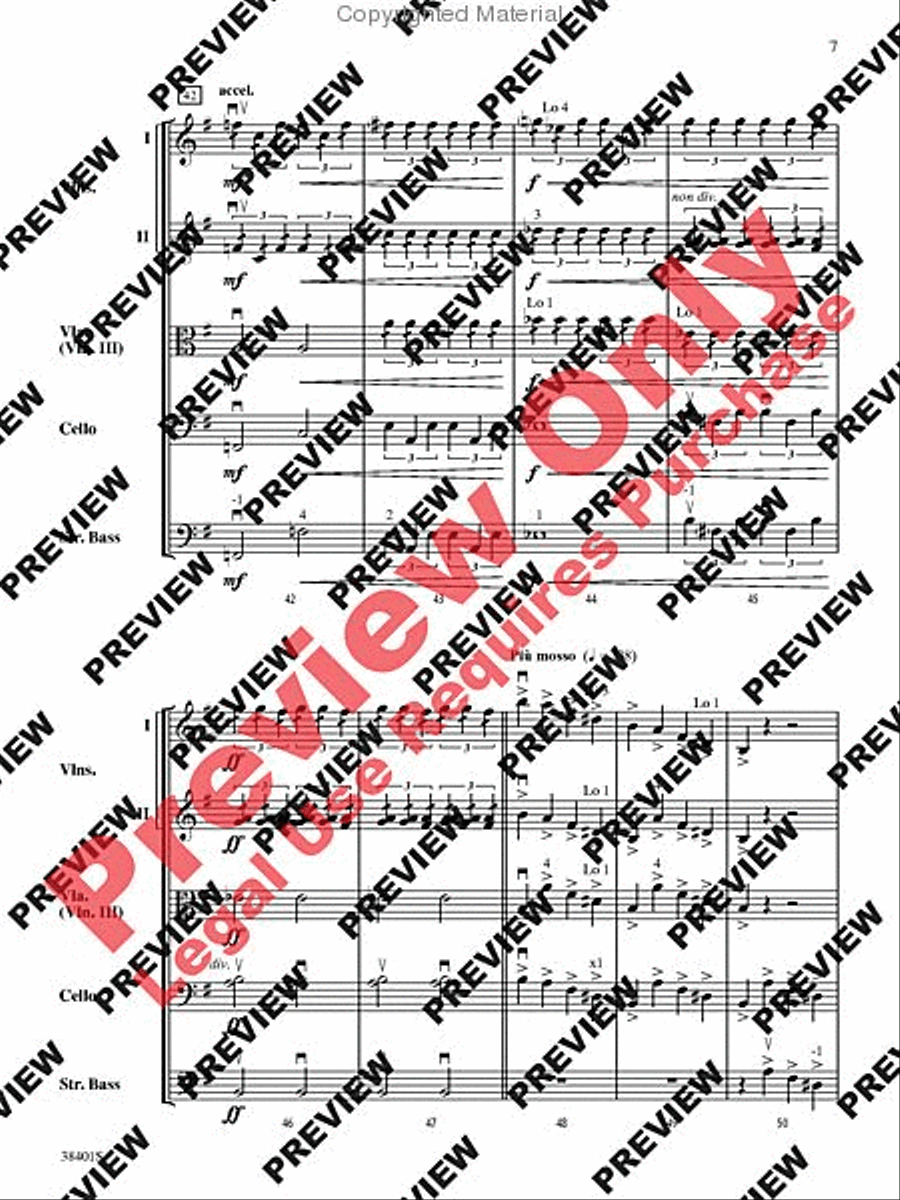 Swan Lake Swan Lake String Orchestra scores gallery preview page 8