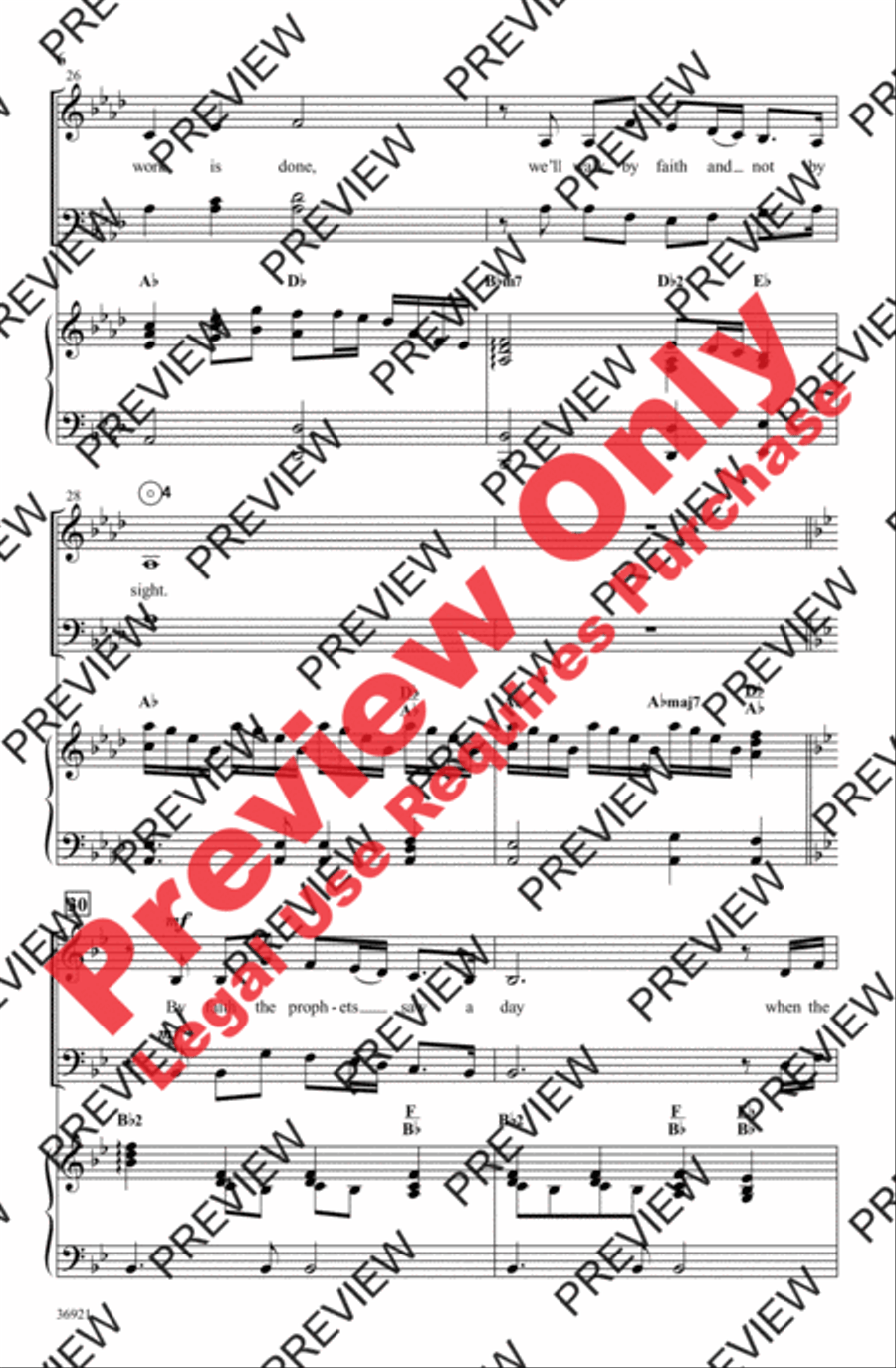 By Faith 4-Part scores gallery preview page 6