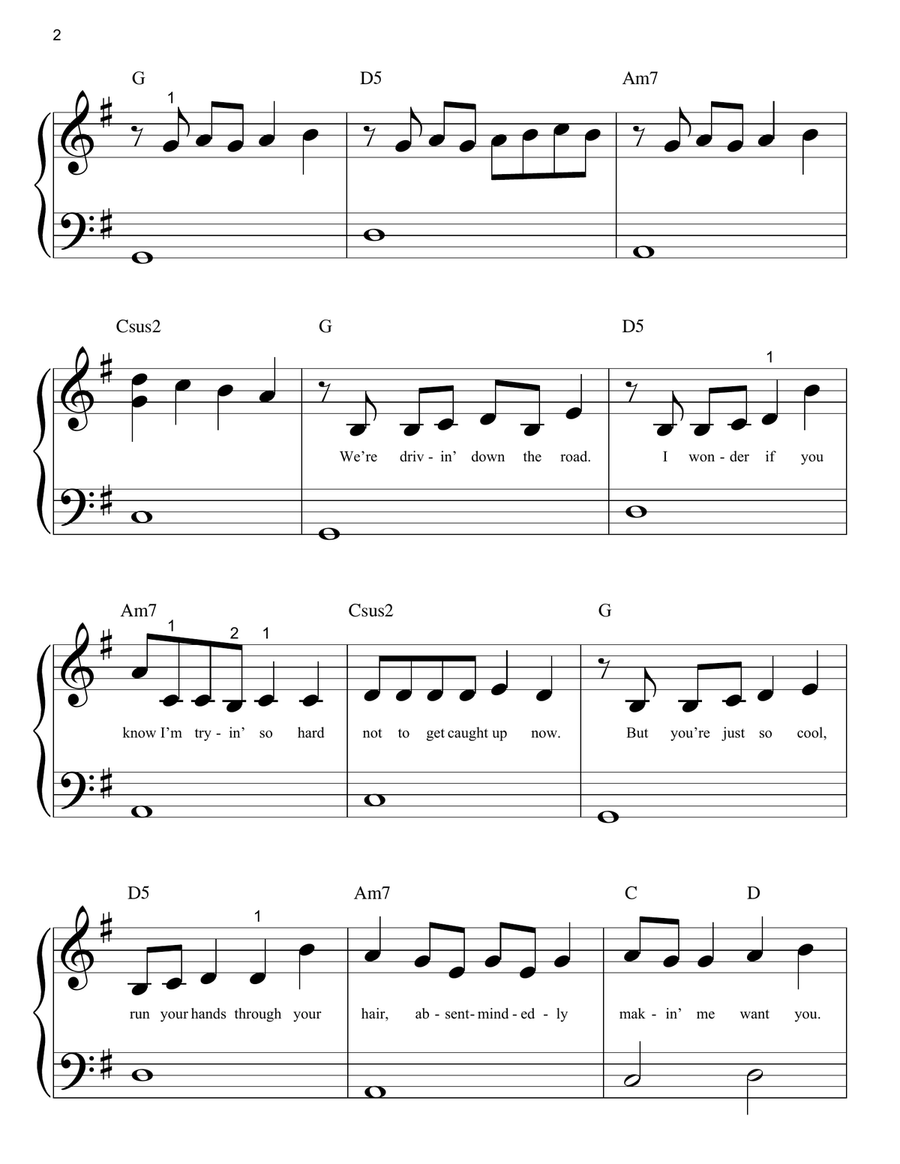 Fearless Easy Piano scores gallery preview page 2