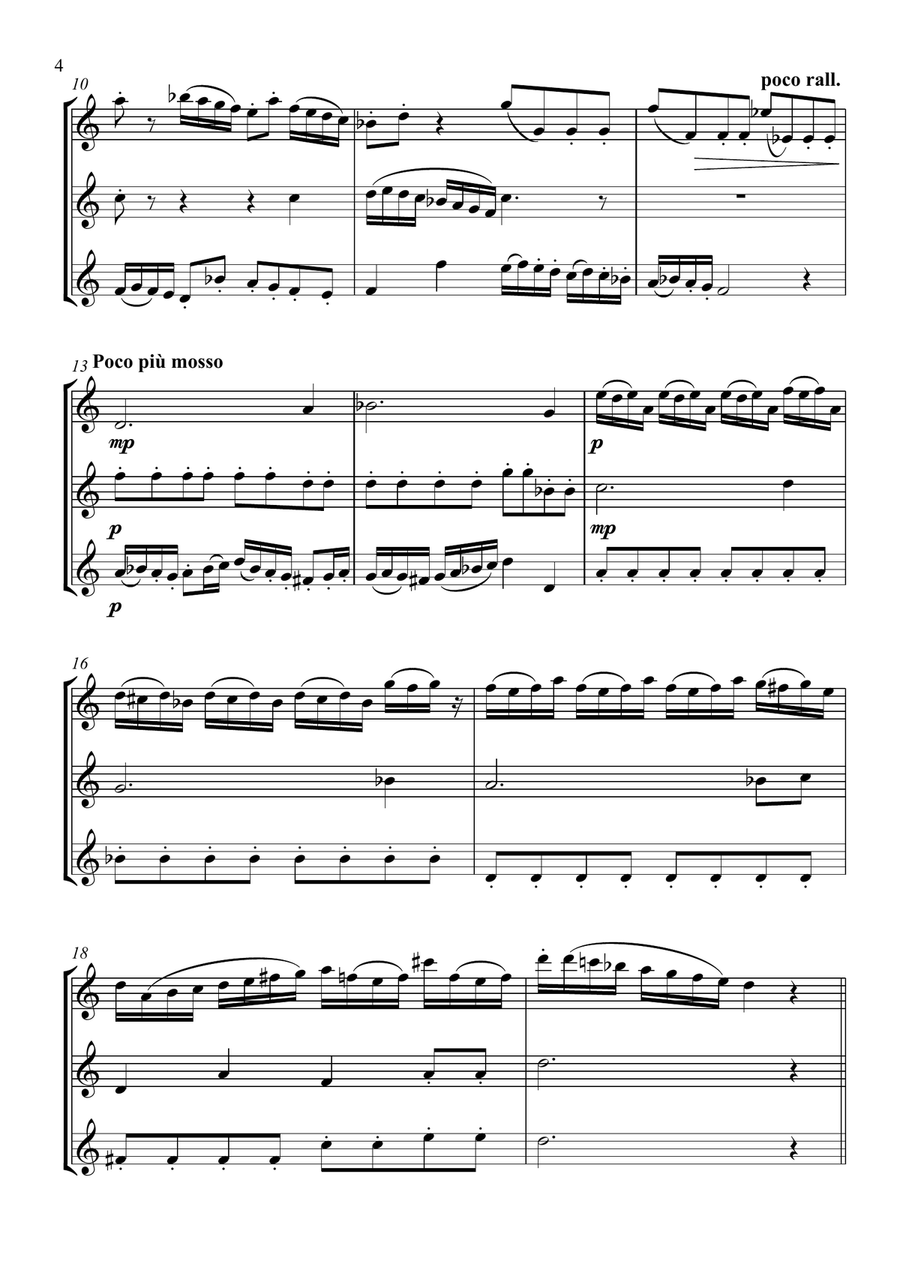 Clarinet Trio - Three Is Not A Crowd Clarinet Trio scores gallery preview page 4