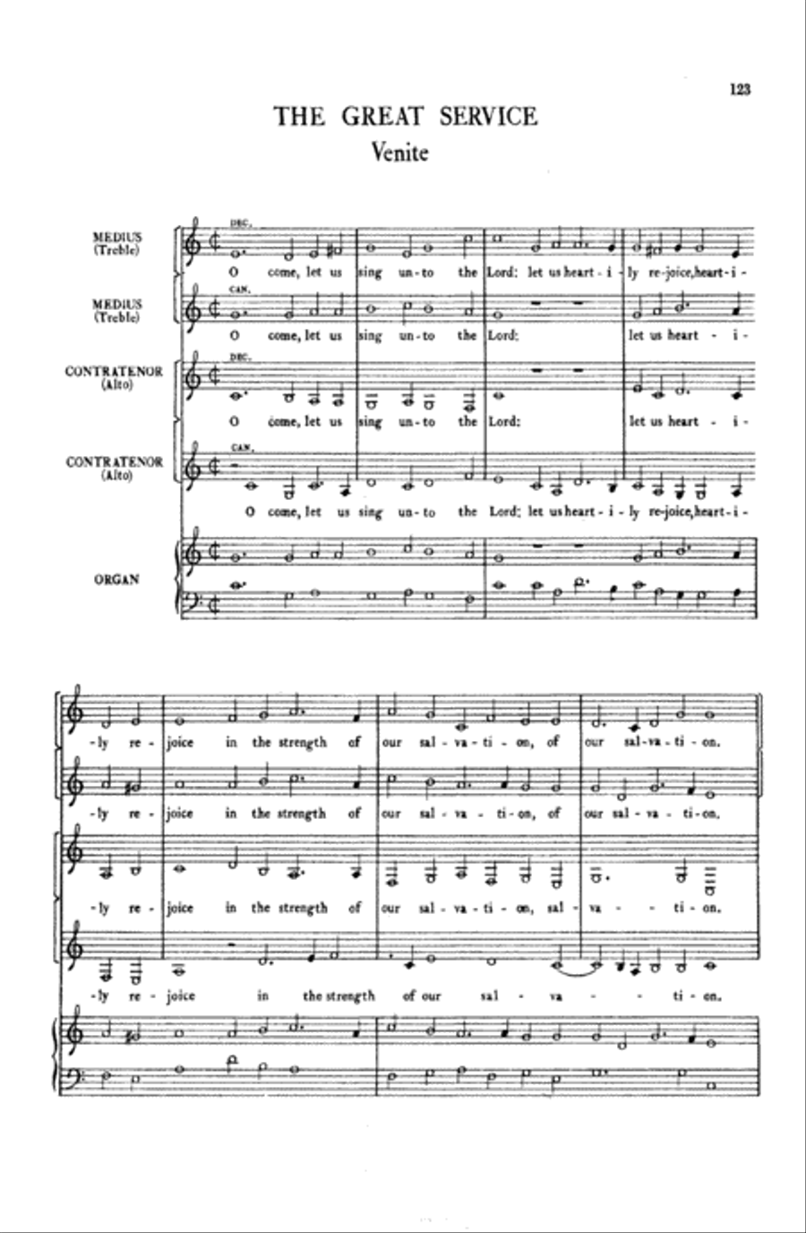 Great Service (Venite, Te Deum, Benedictus, Kyrie, Creed, Magnificat, Nunc Dimittis) 4-Part scores gallery preview page 6