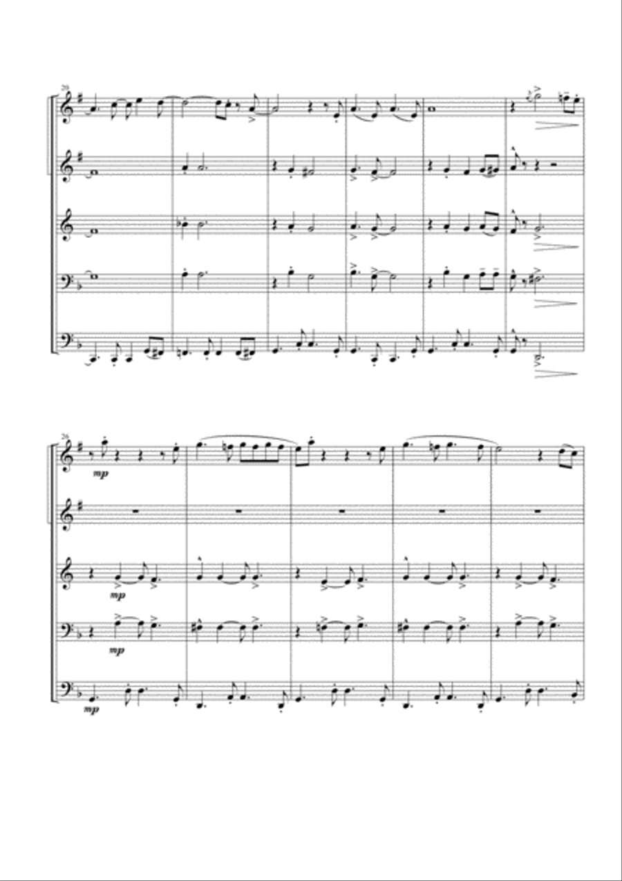 Mas Que Nada Brass Ensemble scores gallery preview page 3