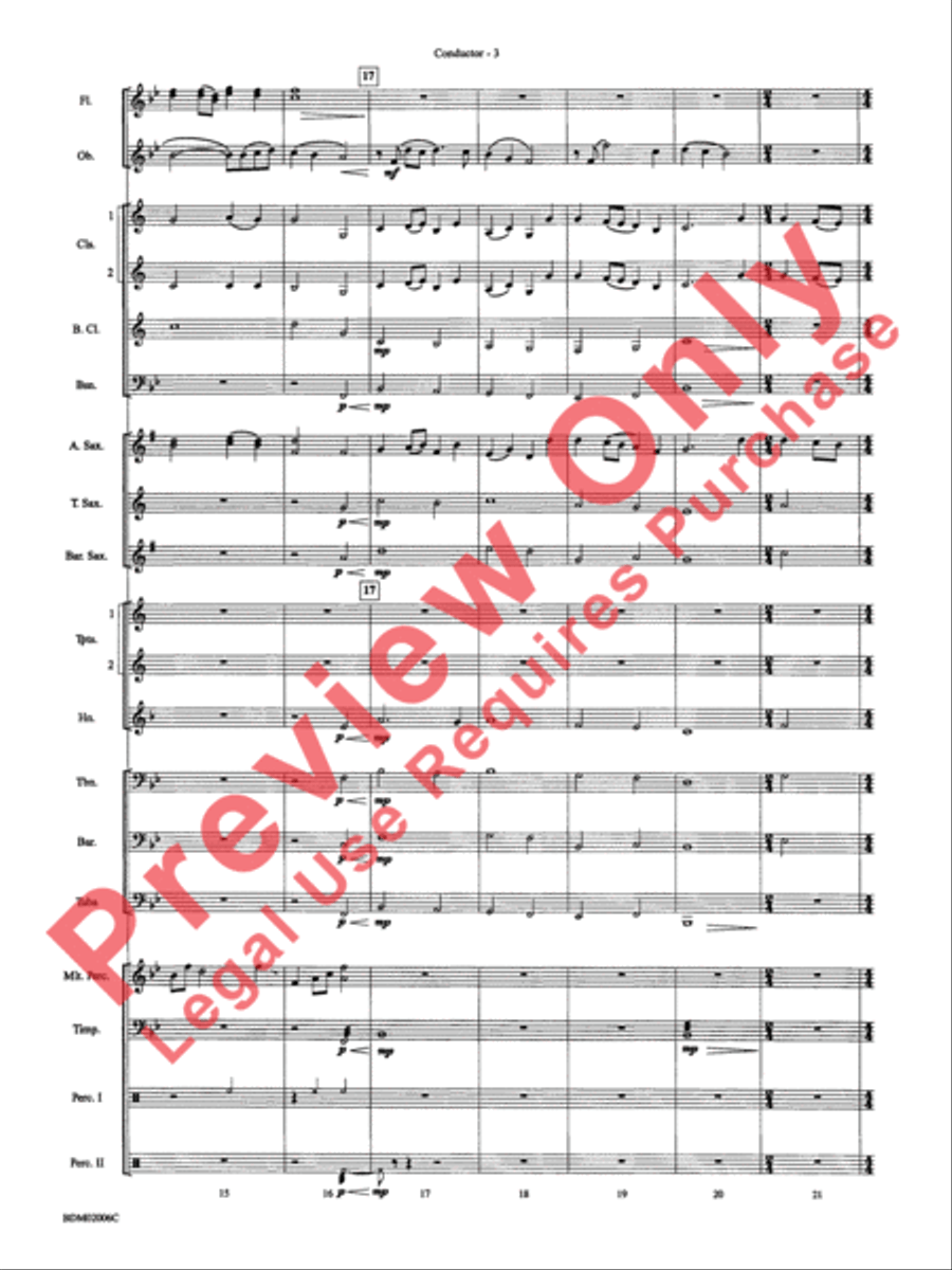 When Summer Takes Flight-cb Concert Band scores gallery preview page 6