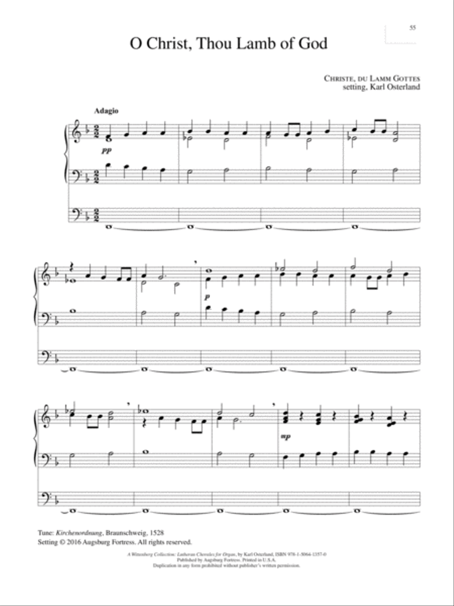 A Wittenberg Collection Organ scores gallery preview page 56