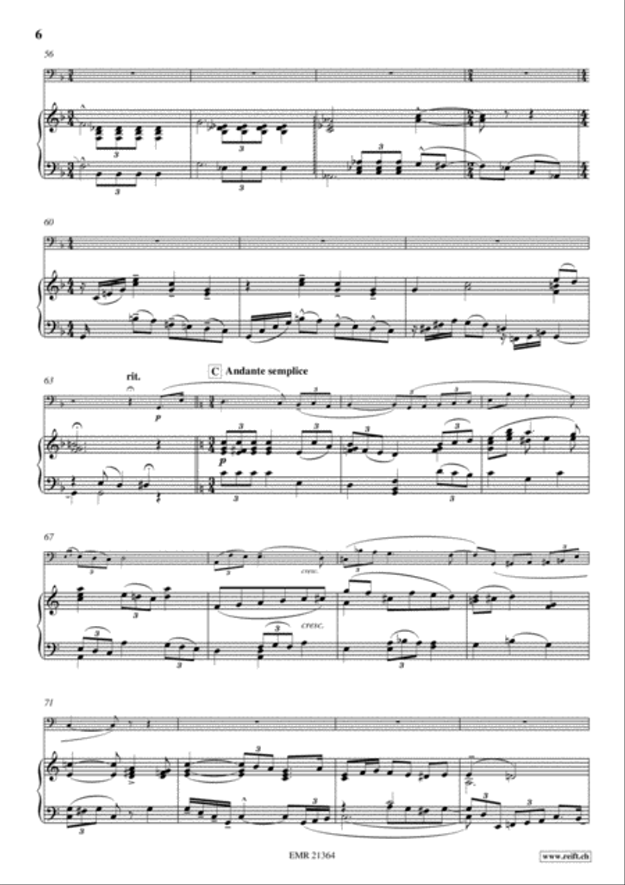 Concerto No. 4 Bass Trombone scores gallery preview page 6