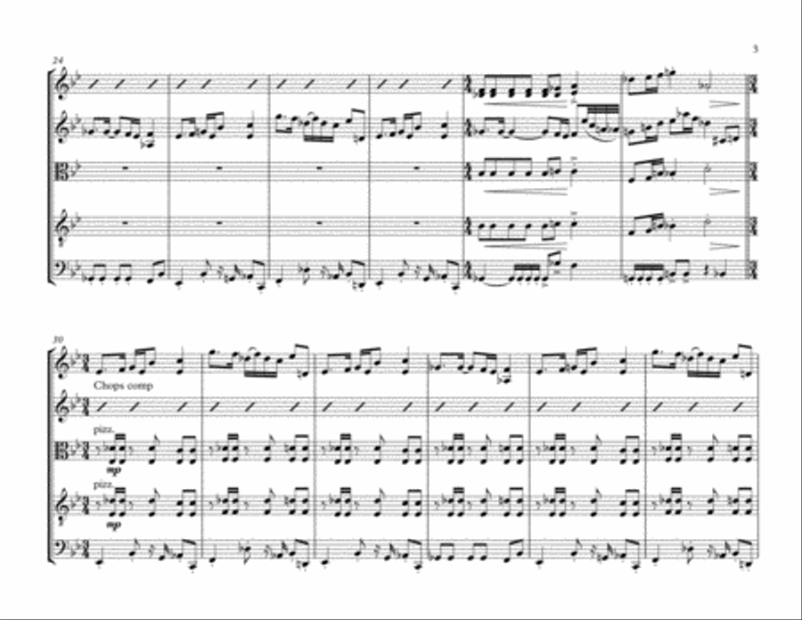 Discret Discret String Quartet scores gallery preview page 3