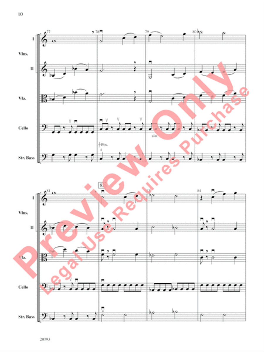 The Idylls of Pegasus String Orchestra scores gallery preview page 11