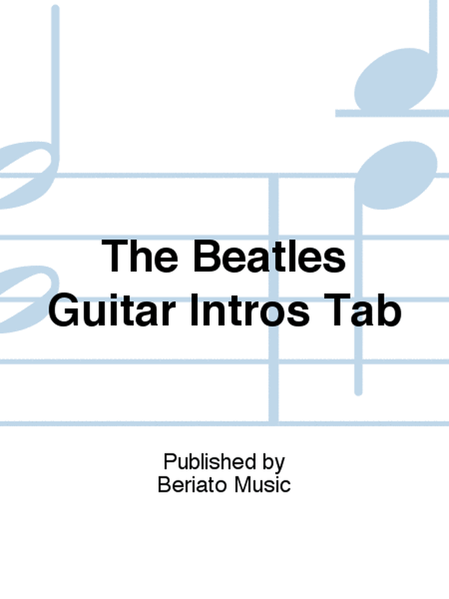 The Beatles Guitar Intros Tab