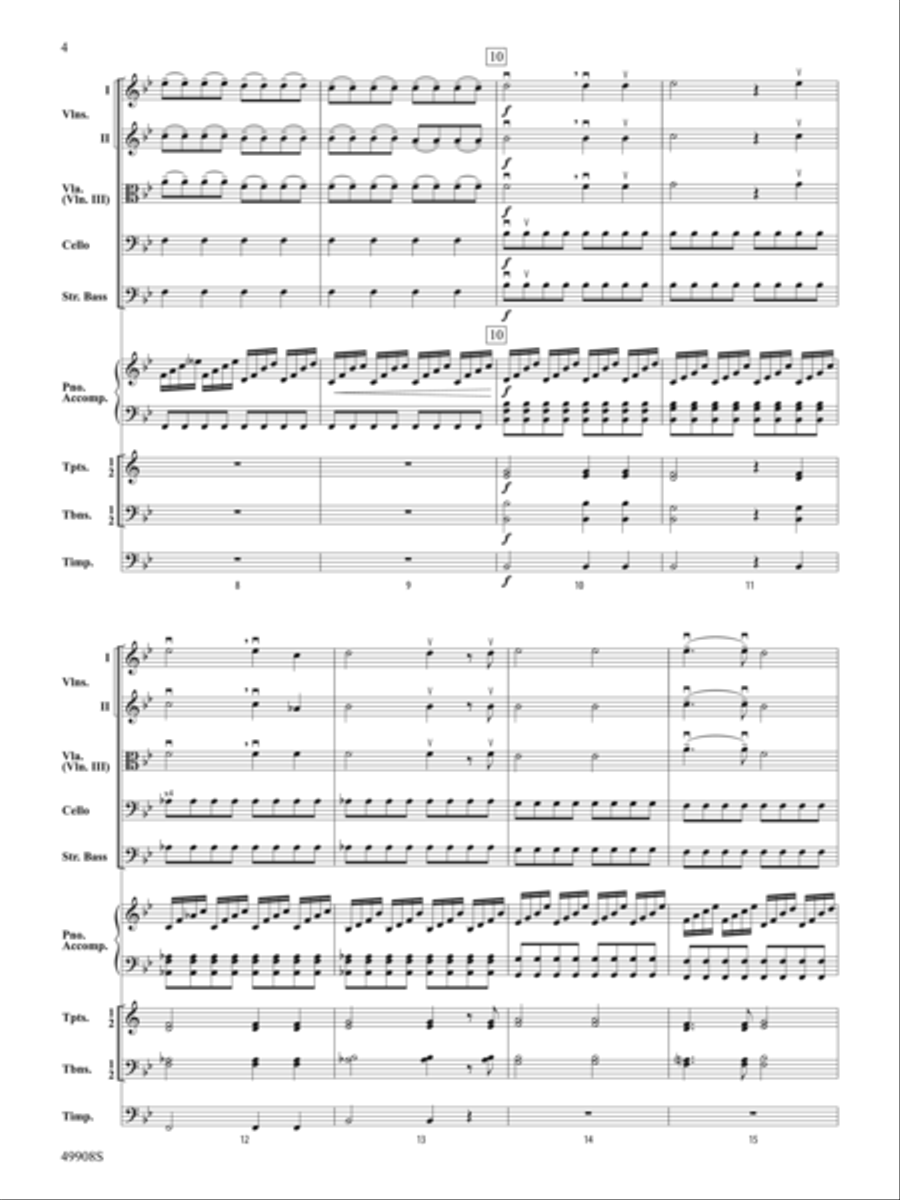 Zadok the Priest: Score String Orchestra scores gallery preview page 4
