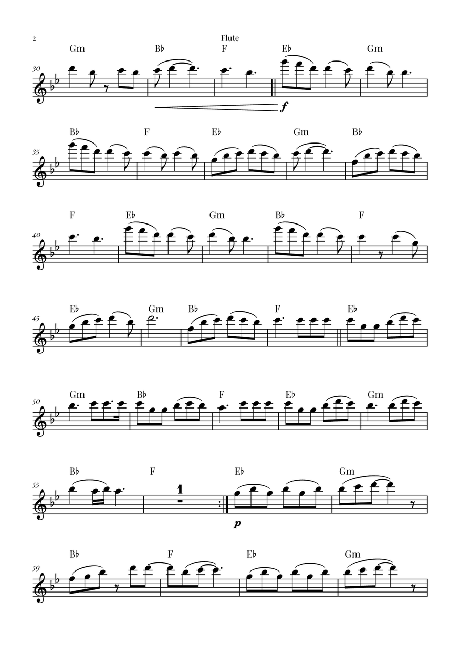 Dandelions Woodwind Trio scores gallery preview page 6