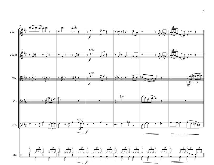Satin Doll String Orchestra scores gallery preview page 3