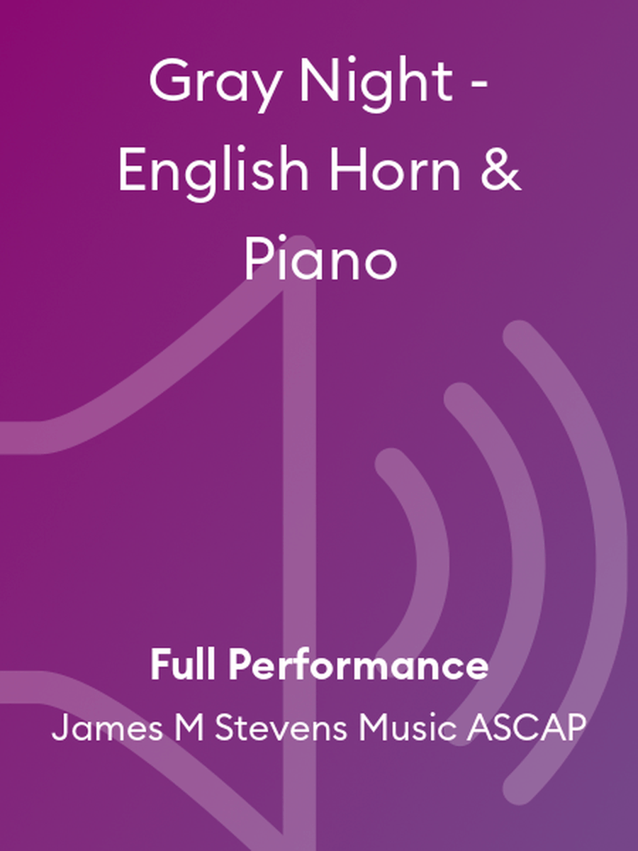 Gray Night - English Horn & Piano