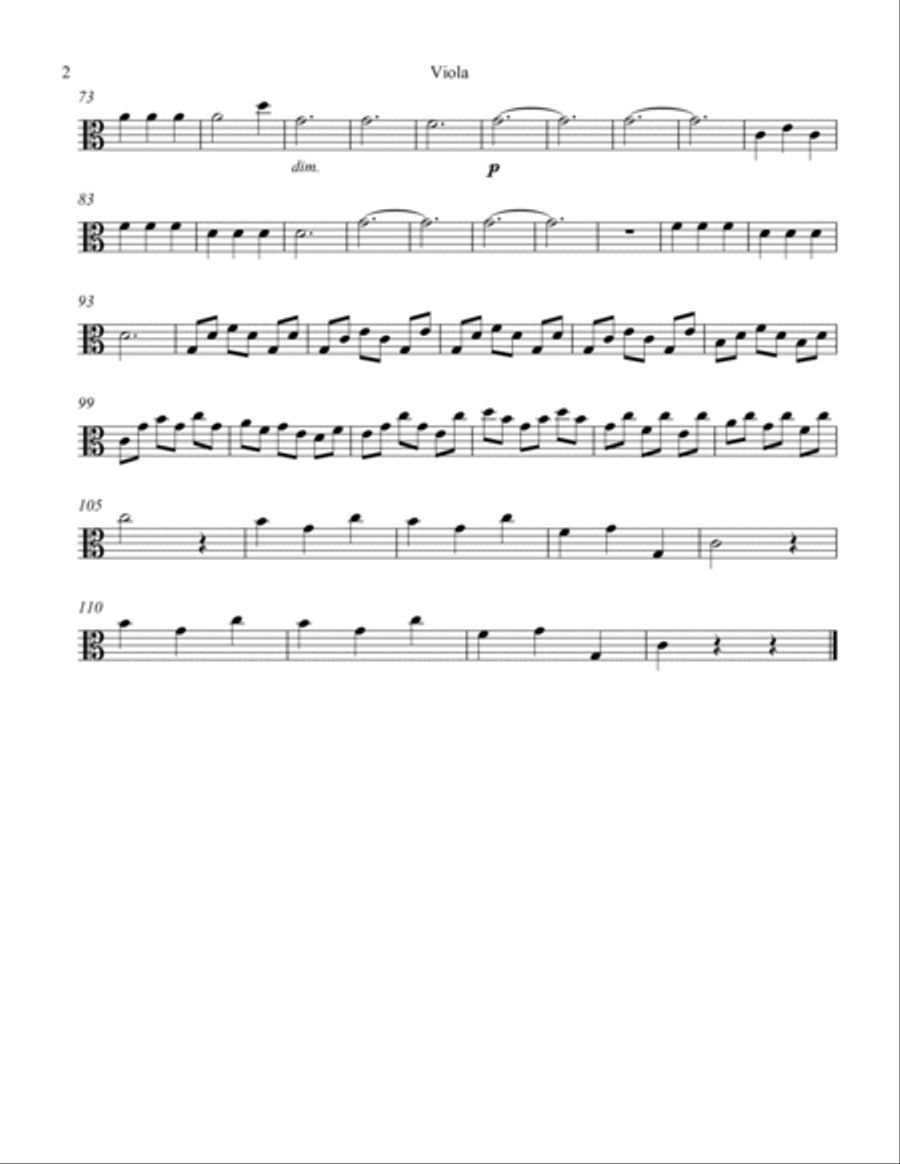 Que d'attraits, que de majesté! from Iphegenia String Quartet scores gallery preview page 4