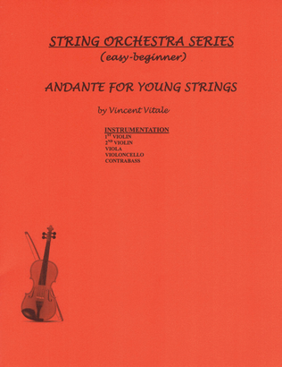 ANDANTE FOR YOUNG STRINGS (easy beginner)