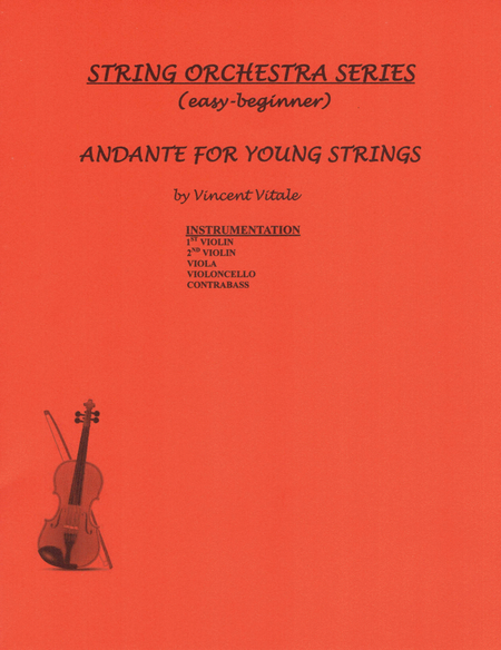 ANDANTE FOR YOUNG STRINGS (easy beginner) image number null