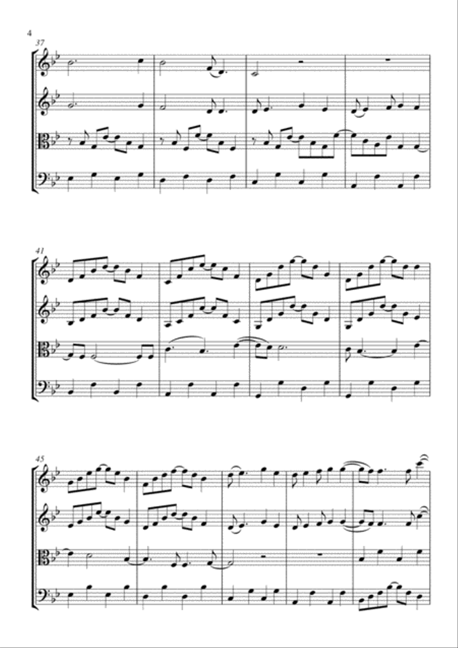 Landslide Landslide String Quartet scores gallery preview page 4