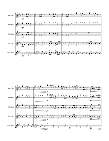 Ukrainian Bell Carol - for Saxophone Ensemble image number null