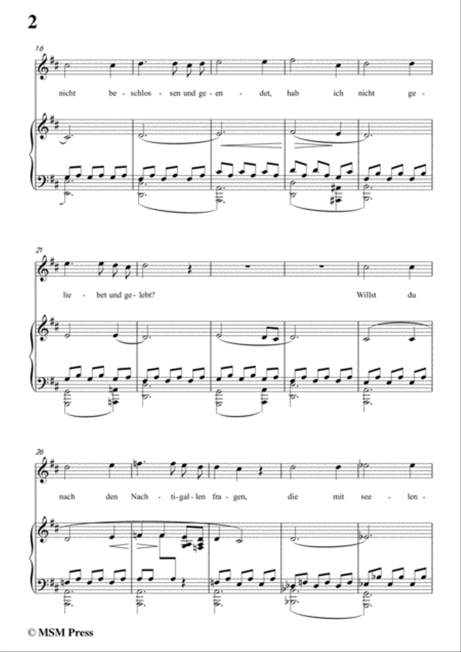 Schubert-Thekla: Eine Geisterstimme(Thekla: A Spirit Voice),D.595,in d minor,for Voice&Piano Voice scores gallery preview page 4