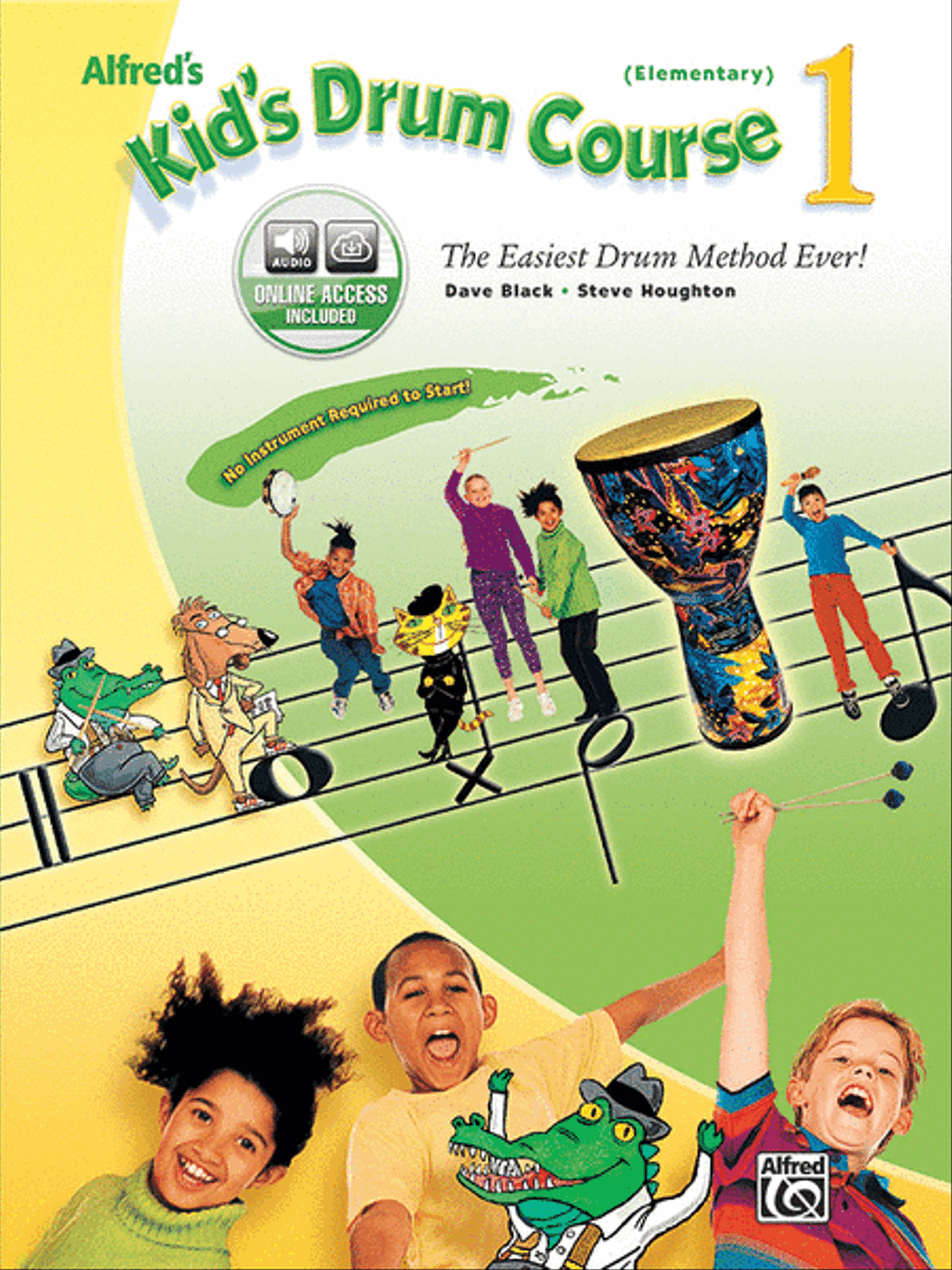 Alfred's Kid's Drum Course, Book 1 Percussion scores gallery preview page 1