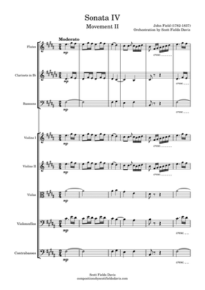 John Field, sonata IV movement II orchestrated by Scott Fields Davis