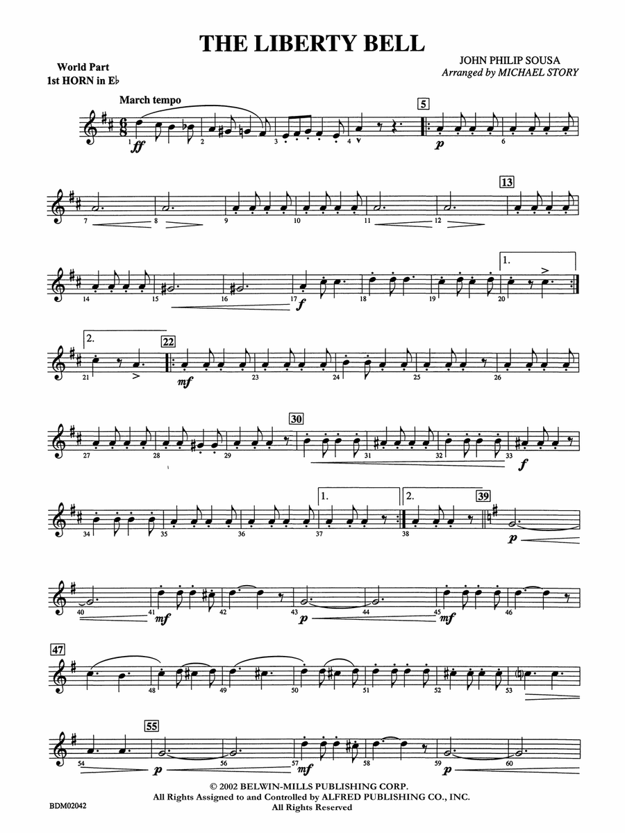 The Liberty Bell: (World Part) 1st Horn in E-flat