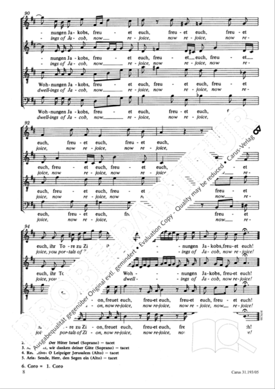 You portals of Zion (Ihr Tore zu Zion) SA scores gallery preview page 9