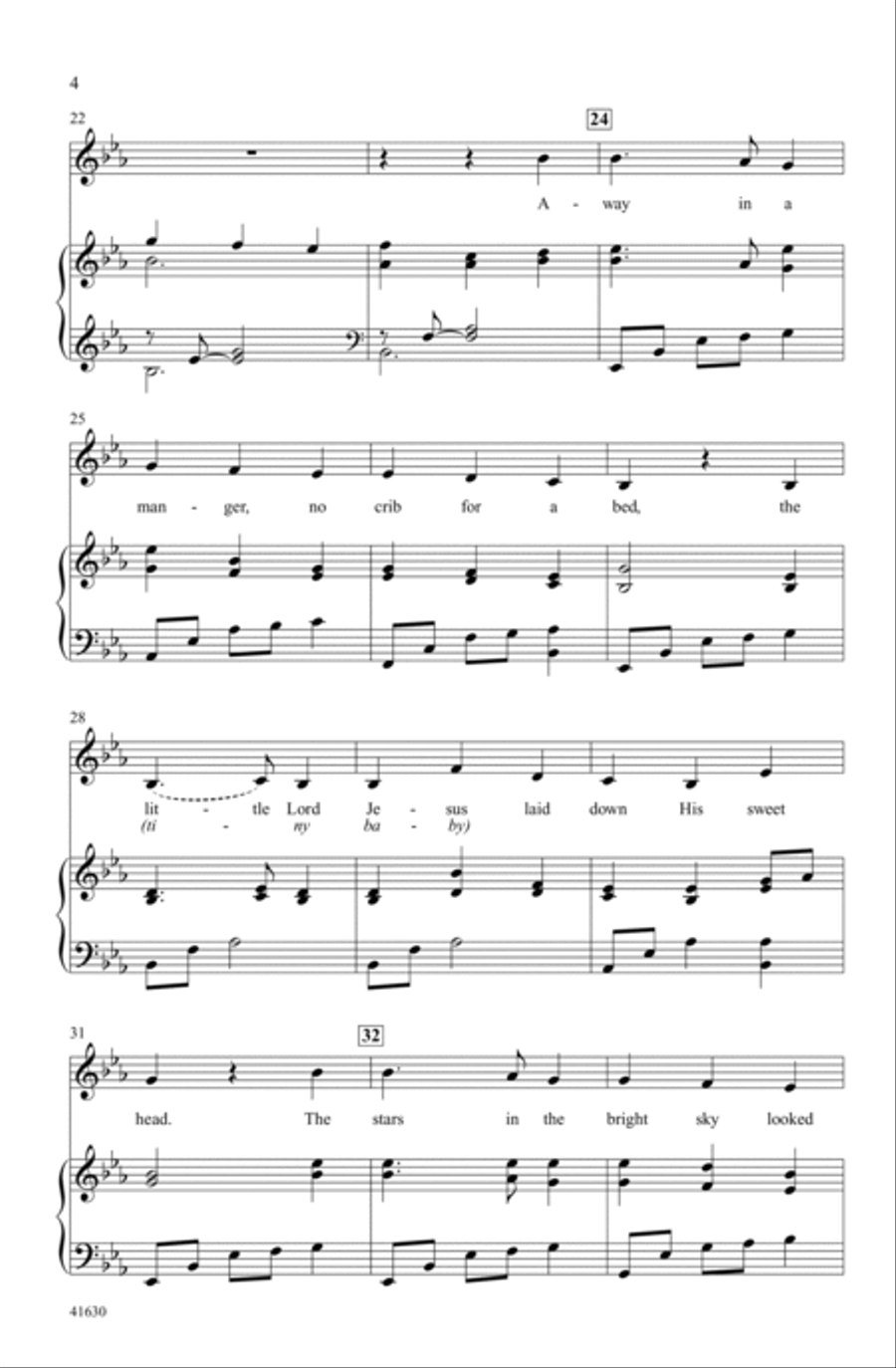 Love Came Down Choir scores gallery preview page 3