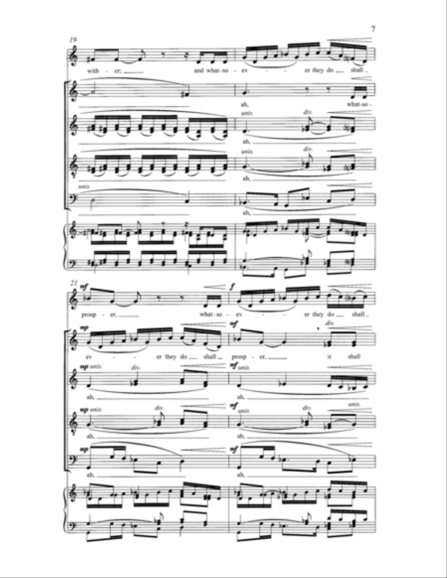 Psalm 1 4-Part scores gallery preview page 5