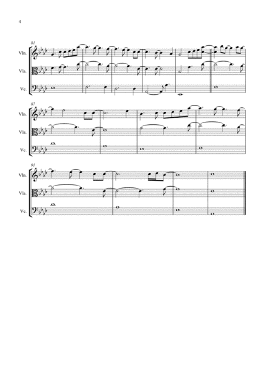 All Of Me String Trio scores gallery preview page 4