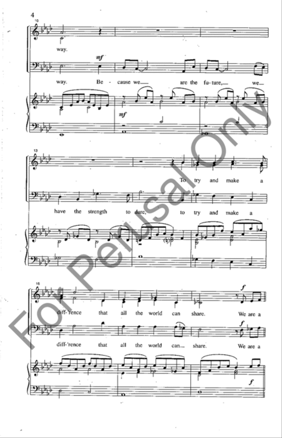 Children Of Tomorrow 3-Part scores gallery preview page 3