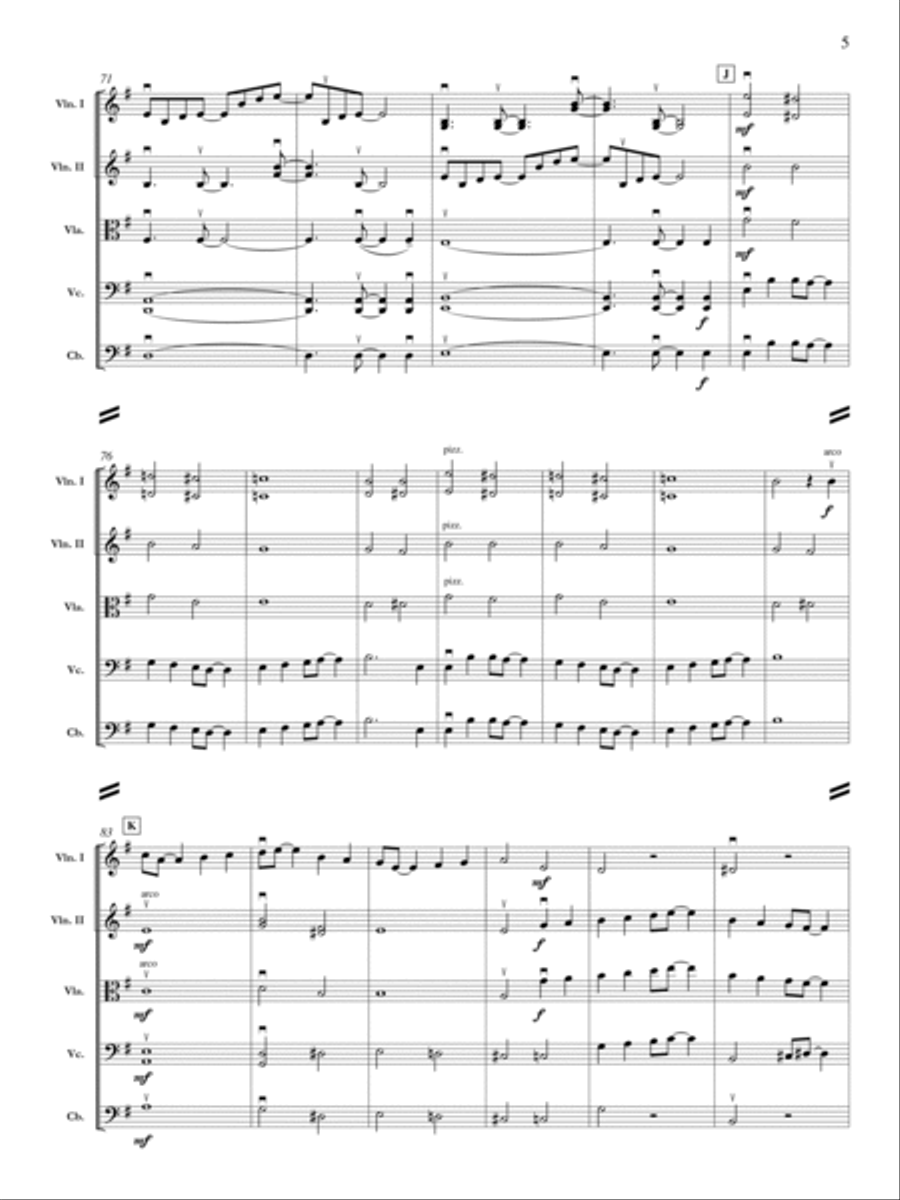 Fantasia on Two Christmas Themes Orchestra scores gallery preview page 6