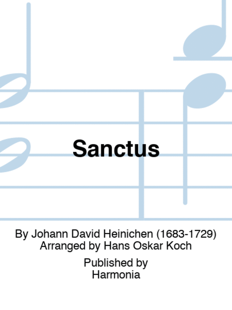 Sanctus 4-Part scores gallery preview page 1