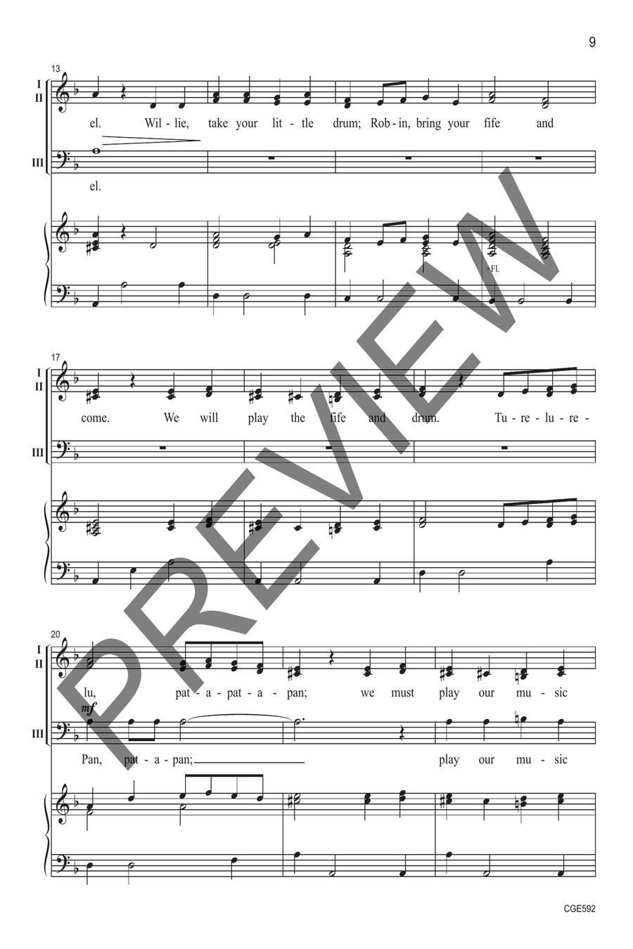 Together in Song at Christmas - Volume II: Three-part Mixed 3-Part scores gallery preview page 6