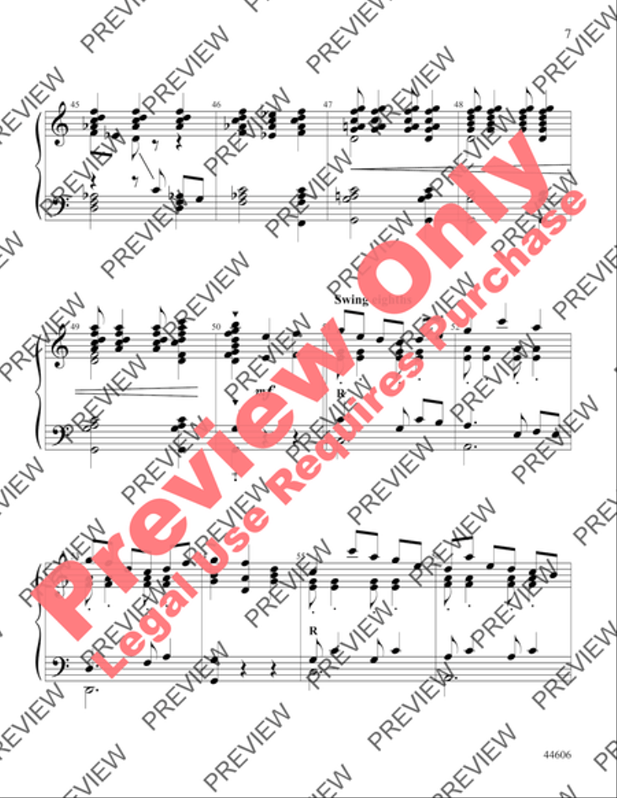 It's the Most Wonderful Time of the Year Handbell Choir scores gallery preview page 7