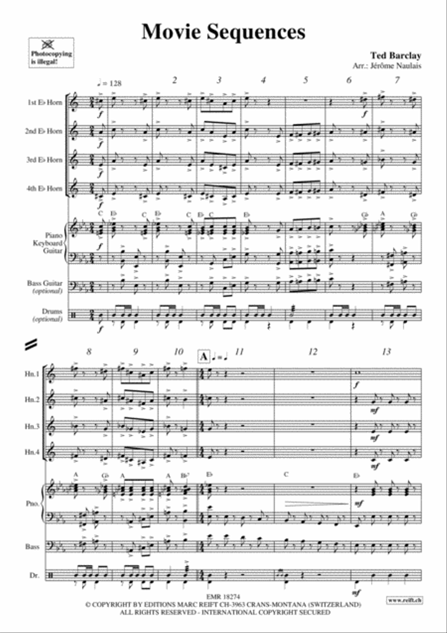 Movie Sequences Horn scores gallery preview page 3