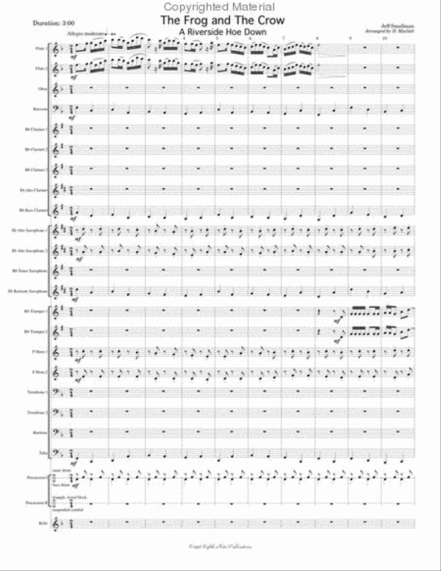 The Frog and the Crow The Frog and the Crow Concert Band scores gallery preview page 2