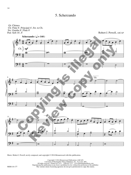 Six Voluntaries for Organ, Set 1 image number null