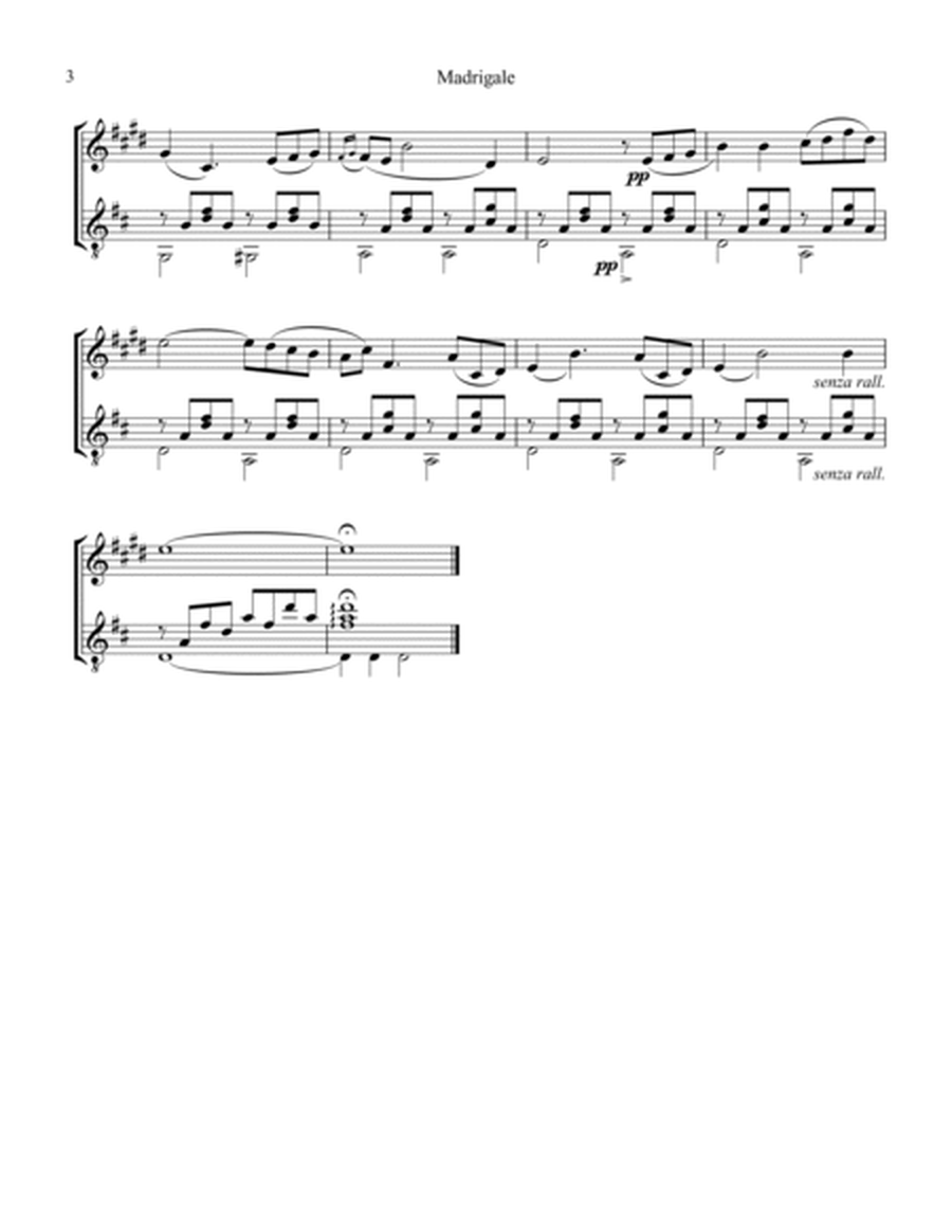 Madrigale for clarinet in Bb and guitar image number null