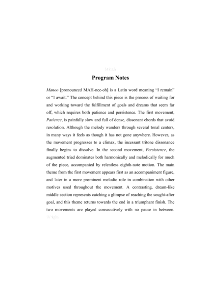 Maneo for Brass Quintet Brass Quintet scores gallery preview page 2