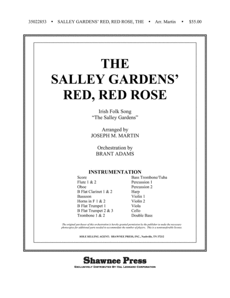 The Salley Gardens' Red, Red Rose image number null